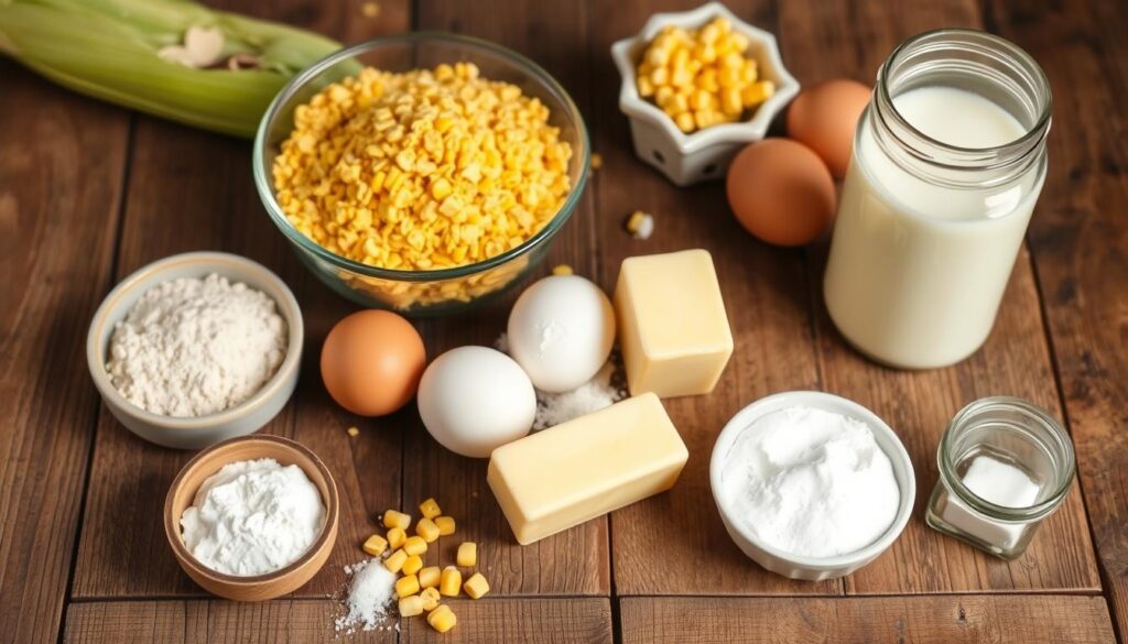 Cornbread Preparation Ingredients