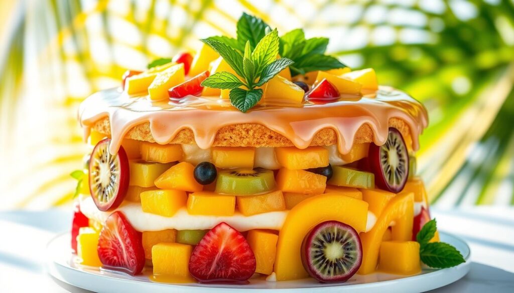 Tropical Fruit Cake Selection