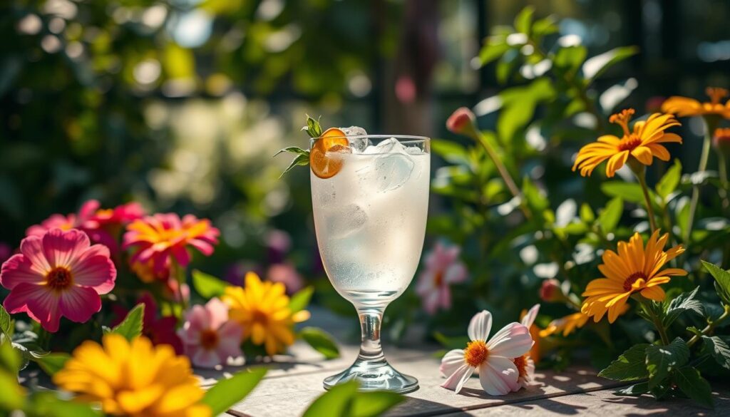 White Linen Cocktail Enjoyment