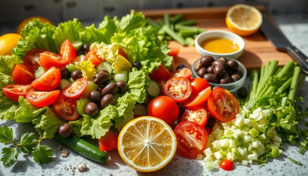 1905 Salad Ingredient Preparation