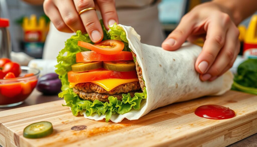 Big Mac Wrap Assembly