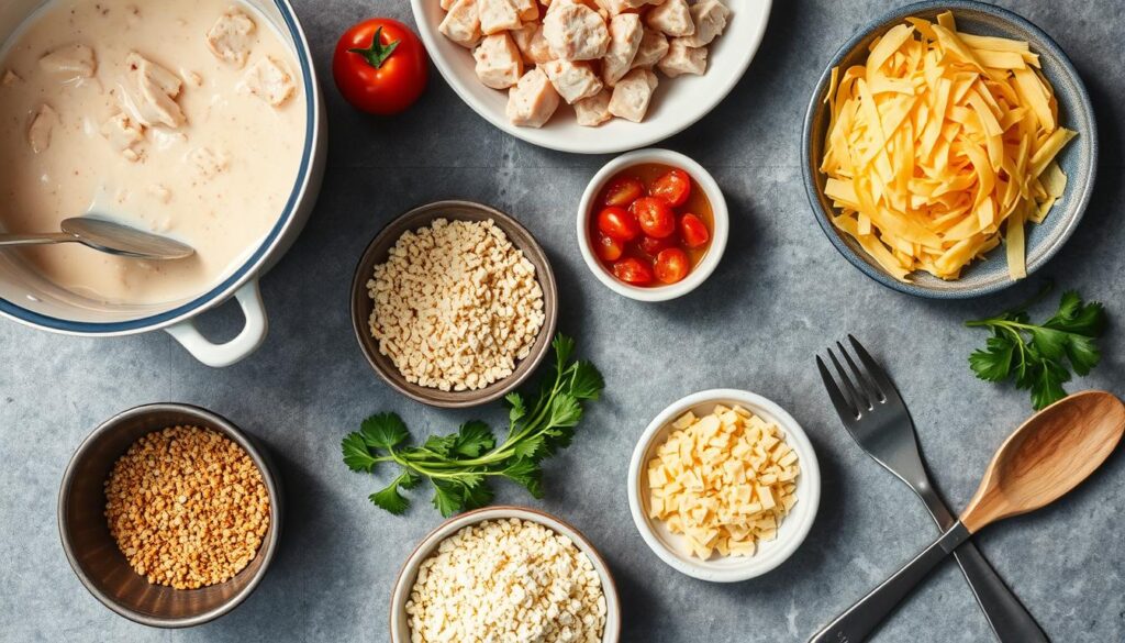 Gluten-Free Swiss Chicken Casserole Preparation
