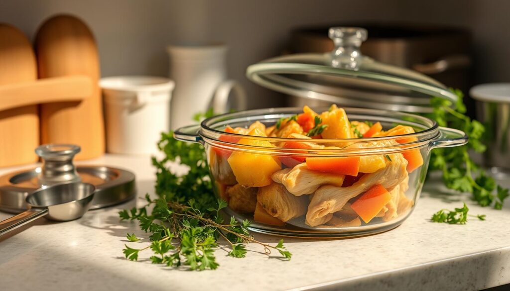 Storing Crockpot Angel Chicken Leftovers