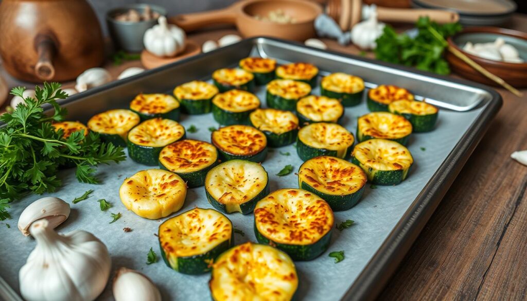 Zucchini Garlic Bites Preparation